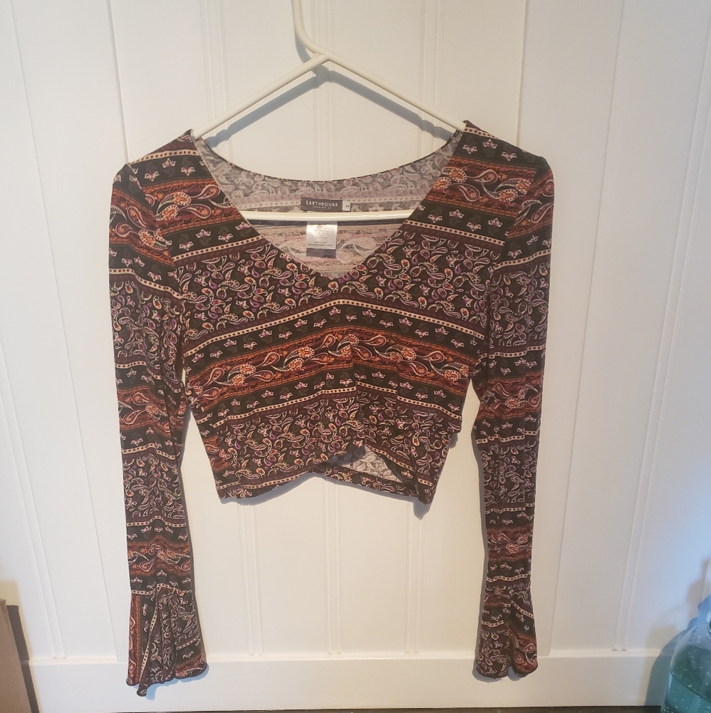 Long sleeve boho style shirt